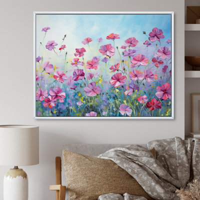 " Elegant Geraniums Flowers Field I "
