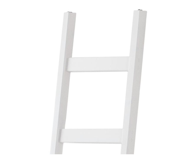 Nayaliz 188cm H x 36cm W Ladder Bookcase, White