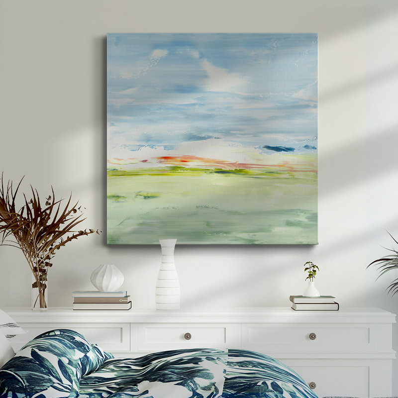 Toile tendue avec châssis Dream Horizon-Premium - prête à être accrochée