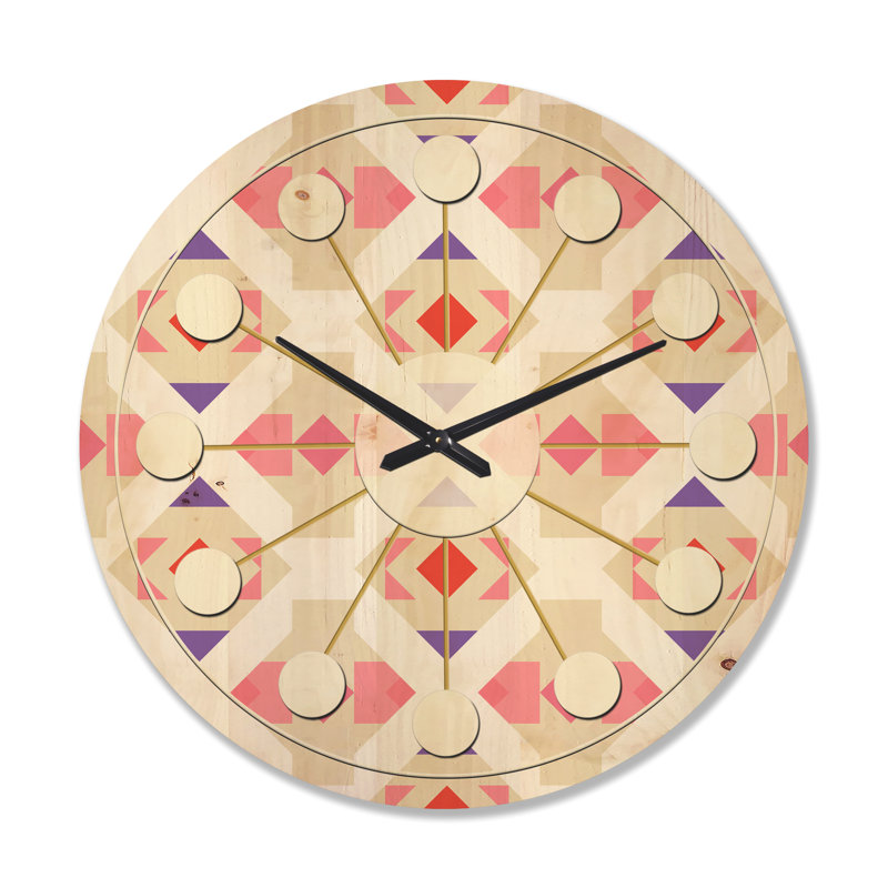 Horloge murale triangulaire, Très grand