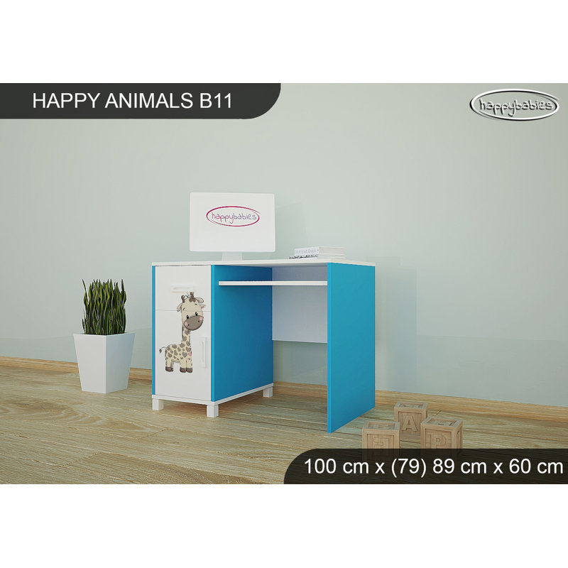 100cm Writing Desk, Blue