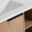 Base de meuble-lavabo simple 30 po fixée au mur seulement
