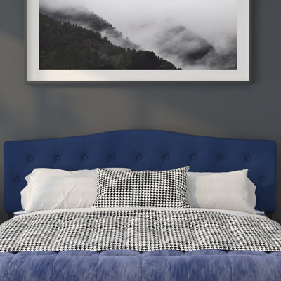 Ciriaca Arched Button Tufted Upholstered Headboard