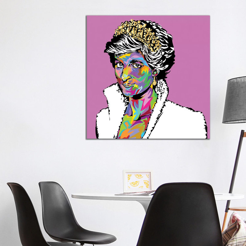 Diana 1 Piece Wall Art on Canvas, 93.98 cm H x 93.98 cm W x 1.91 cm D, Wrapped Canvas