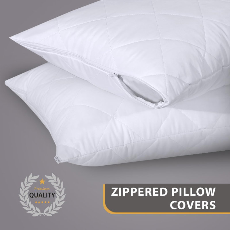Noelis 100% Microfiber Zipper Pillow Proctector