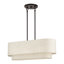 Lustre linéaire moyen en bronze 3 lumières Aselin-122725092-122725090-122725088