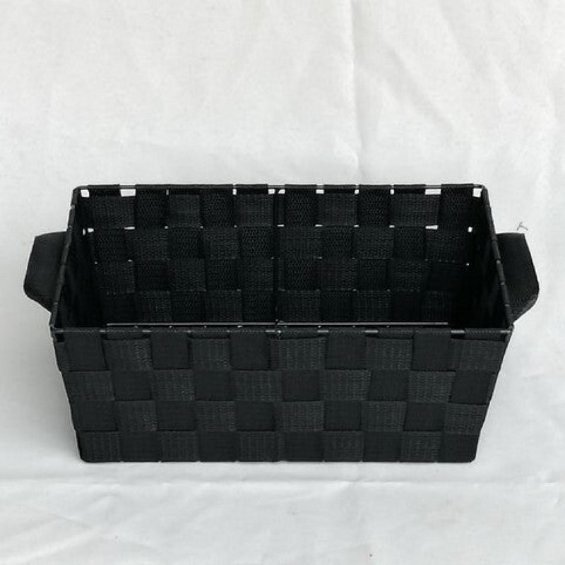 Panier en bois Winston Porter, Noir