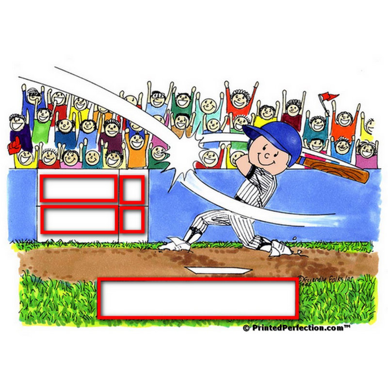 Joueur de baseball personnalisé - aimant en bois pour homme - excellent cadeau!, Blanc, Oui