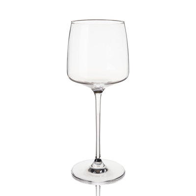 Viski Reserve Julien Crystal Wine Glasses - European Crafted White Wine Glasses Stemmed Wine Glass for Special Occasions Gift Ideas