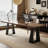Brown Rectangular Solid Wood desk-108781143