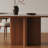 Built-in solid wood wrapped dining table set-110329735