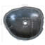 Meuble-lavabo avec lavabo en teck naturel Vidaxl, noir
