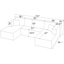 Canapé modulaire en U à compression Fallowmere-1269124103