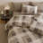 Grid Comforter Set Plaid Bedding Set 1 Checkered Comforter with Pillowcases-115352626-114984124