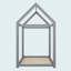 Lit simple en bois-1485691638