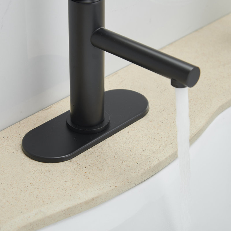 Robinet pour salle de bain à poignée simple avec drain Engelbert