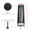 JHY DESIGN Outdoor Floor Solar Light 2-Pack-122057245