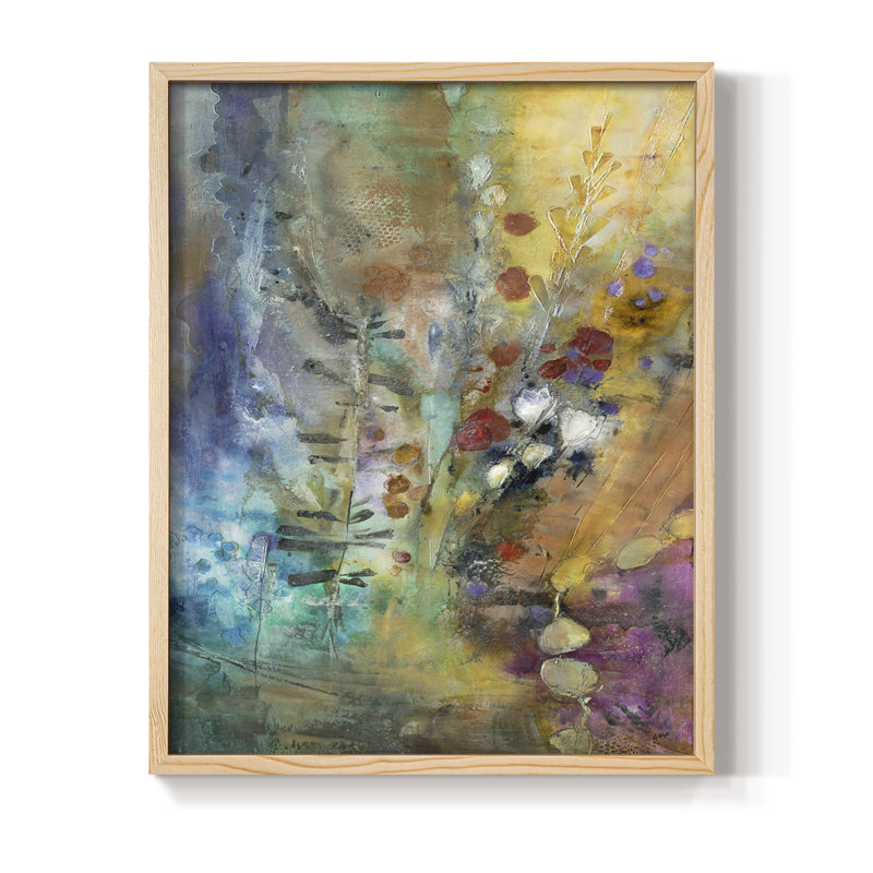 «Fall Fling», reproduction encadrée - bois massif, Naturel, H 21 po x l 17 po