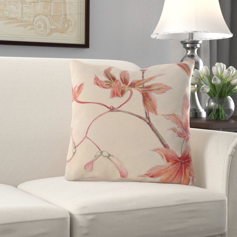 Reversible Throw Pillow, Indoor, Microsuede