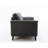 Stanton 80" Dark Gray Linen Sofa with Tufted Arms