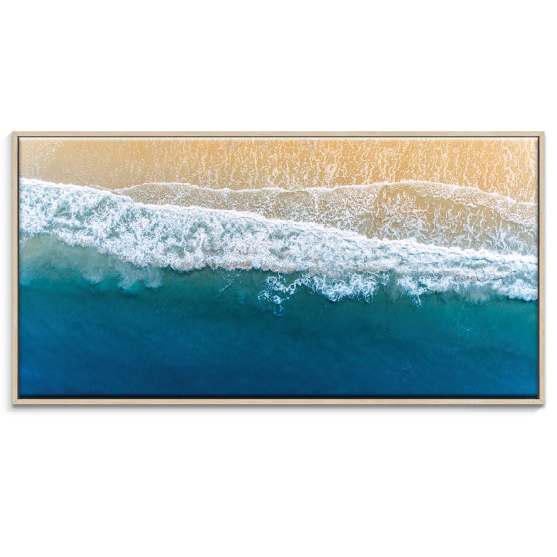 Print on Canvas, 76cm H x 152cm W, Black Floater Frame