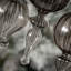 Frosted Reflections 3 Piece Christmas Ombre Finial Ornament Set