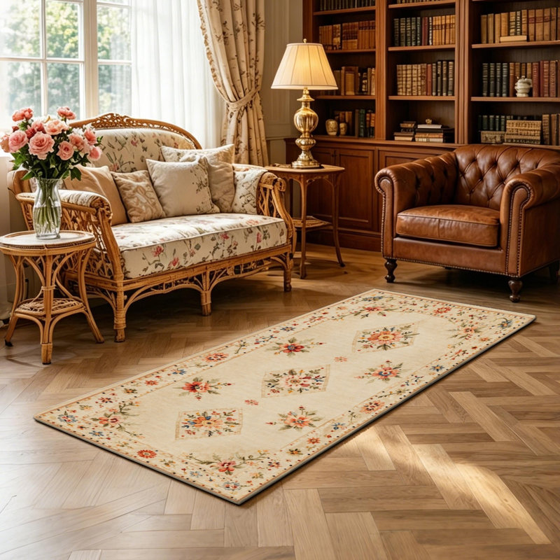Tapis de couloir de cuisine rétro Vintage
