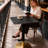 24" Square Terrazzo Dining Table  – Commercial & Residential Use For Café, Restaurant, Patio & Small Spaces (Tabletop & Base Included)-124267631