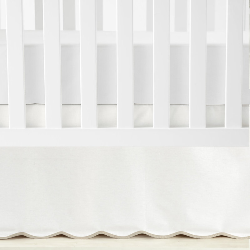Volant / jupe de lit de bébé Lust Decor Coastal Chic, Beige