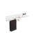 Curva Metal Bracket Shelf with Towel Bar-51009958