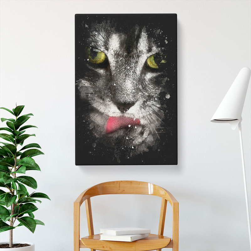Portrait Of A Cat Vol.9 - Wrapped Canvas, 91cm H x 60cm W x 3cm D