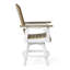 Fauteuil de comptoir pivotant blanc Kevin Adirondack-130679233-130679241