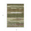 Tapis extérieur lavable abstrait vert olive 8 pi x 10 pi
