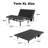 Adjustable Bed Frame with Wireless Remote, Zero Gravity Adjustable Base, 4 USB Ports,Removable Side Pockets, Under Bed Lighting and Adjustable Legs-1485075966