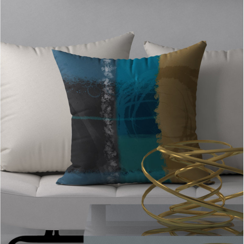 Housse de coussin carrée/insert, 18" x 18"