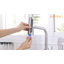Single Lever Pull-Out Kitchen Mixer Tap With Integrated Glass Rinser-1789598680