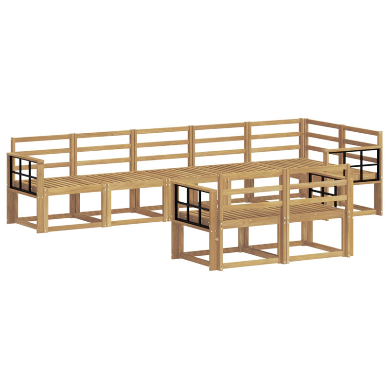 306cm Wide Patio Sofa, 8