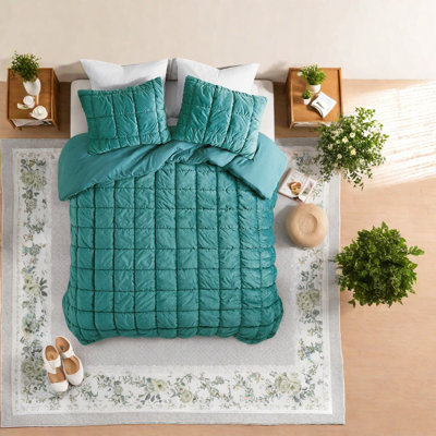 Ensembles de literie pour lit simple confortable, velours de polyester, bleu sarcelle, idéal par temps froid