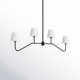 Lane 4 - Light Metal Dimmable Linear Chandelier
