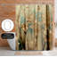 Rideau de douche Botanical Droplets of Gold par Ingrid Beddoes