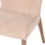 Chaise rembourrée Michelle, chenille champagne