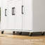 Armoire décorative, îlot de cuisine sur roulettes, chariot de cuisine roulant avec tiroir-249187408