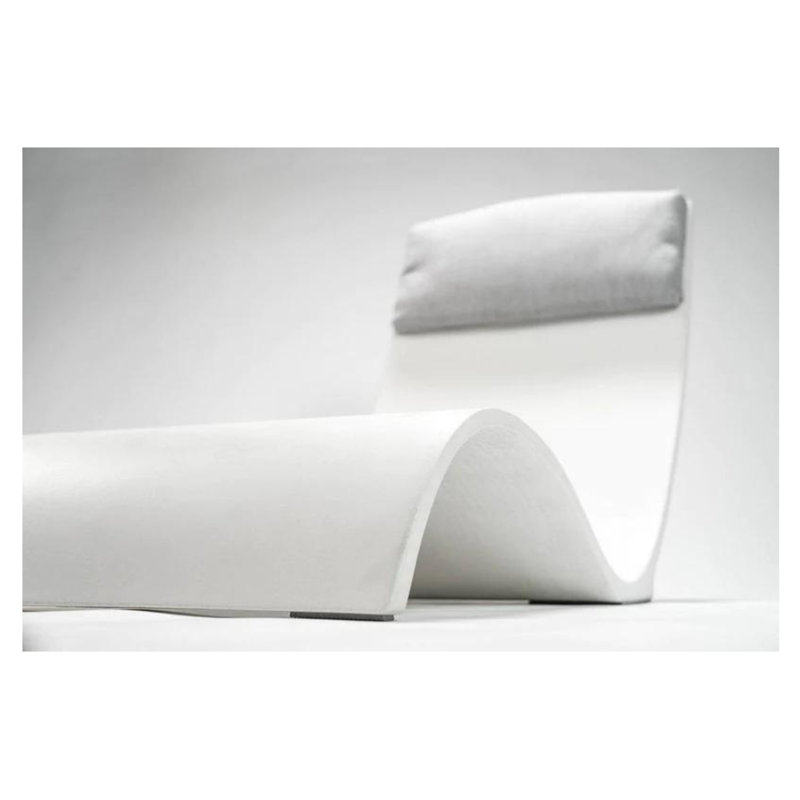 Meryl The Arc - A Luxury Pool or Patio Chair with Headrest - Titanium White
