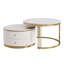 Table basse gigogne 2 tiroirs Design