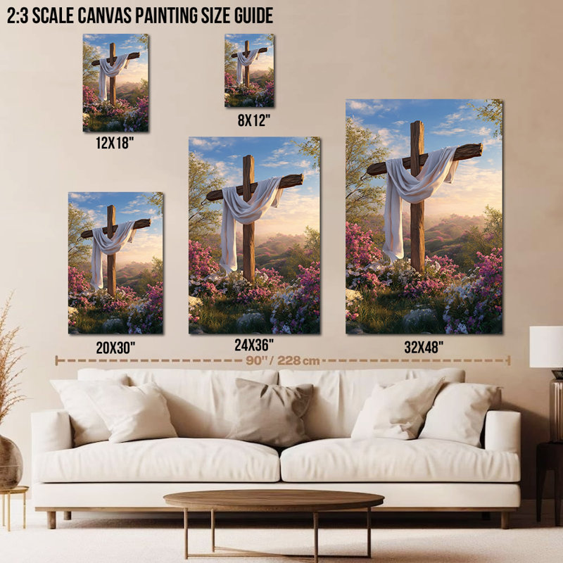  Reproduction d'art sur toile Christian, H 20 po x l 30 po