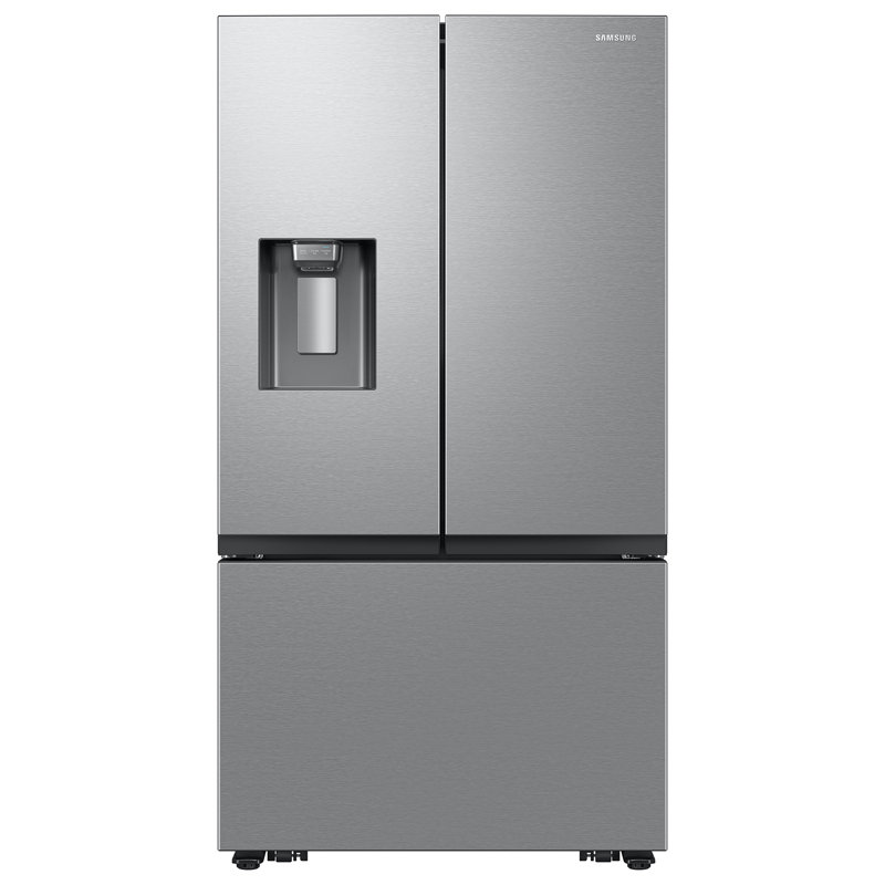 Samsung 26 cu. ft. Mega Capacity Counter Depth 3-Door French Door Refrigerator with External Water and Ice Dispenser in Fingerprint Resistant Stainless Steel