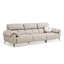Coussin de canapé modulaire en similicuir beige Fourseat-281653049