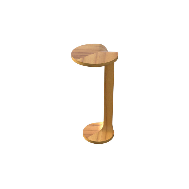 Bloom End Table, Teak