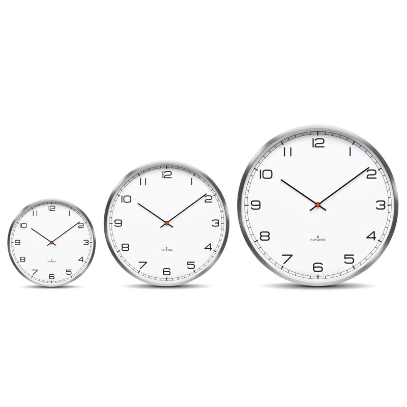 Horloge murale en acier inoxydable, Moyen