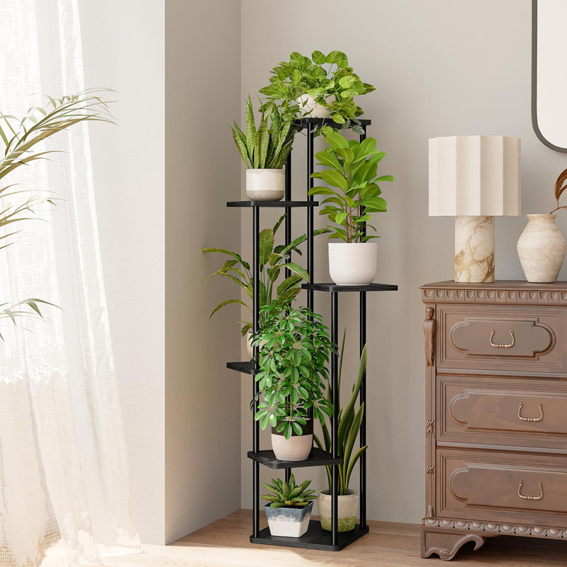 Plant Stand 6 Tier, Black